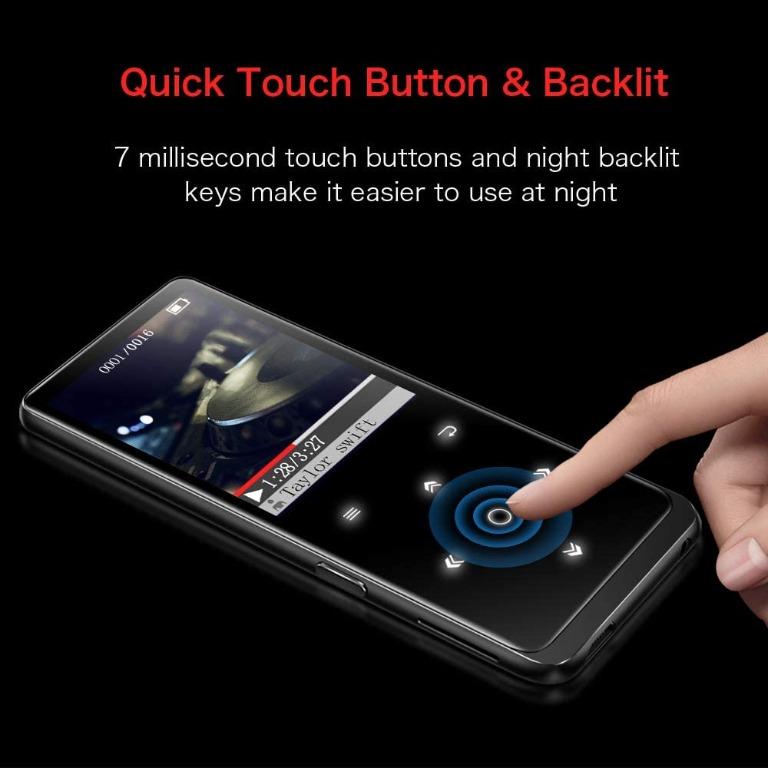 Supereye MP3 Player with Bluetooth 4.1, Portable HiFi Lossless Sound