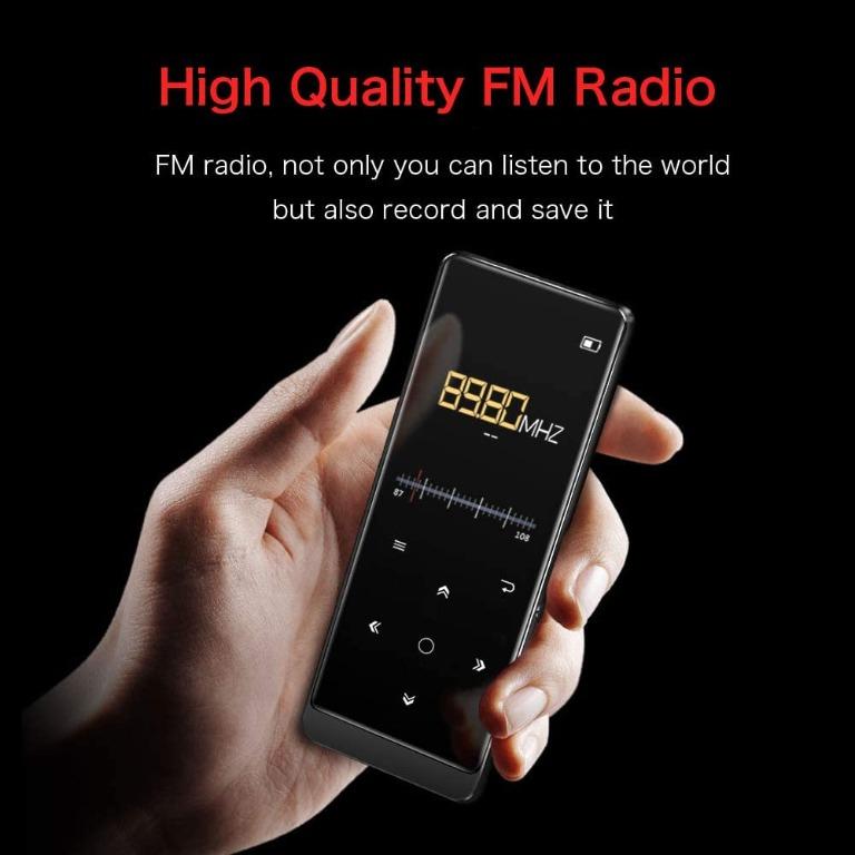 Supereye MP3 Player with Bluetooth 4.1, Portable HiFi Lossless Sound