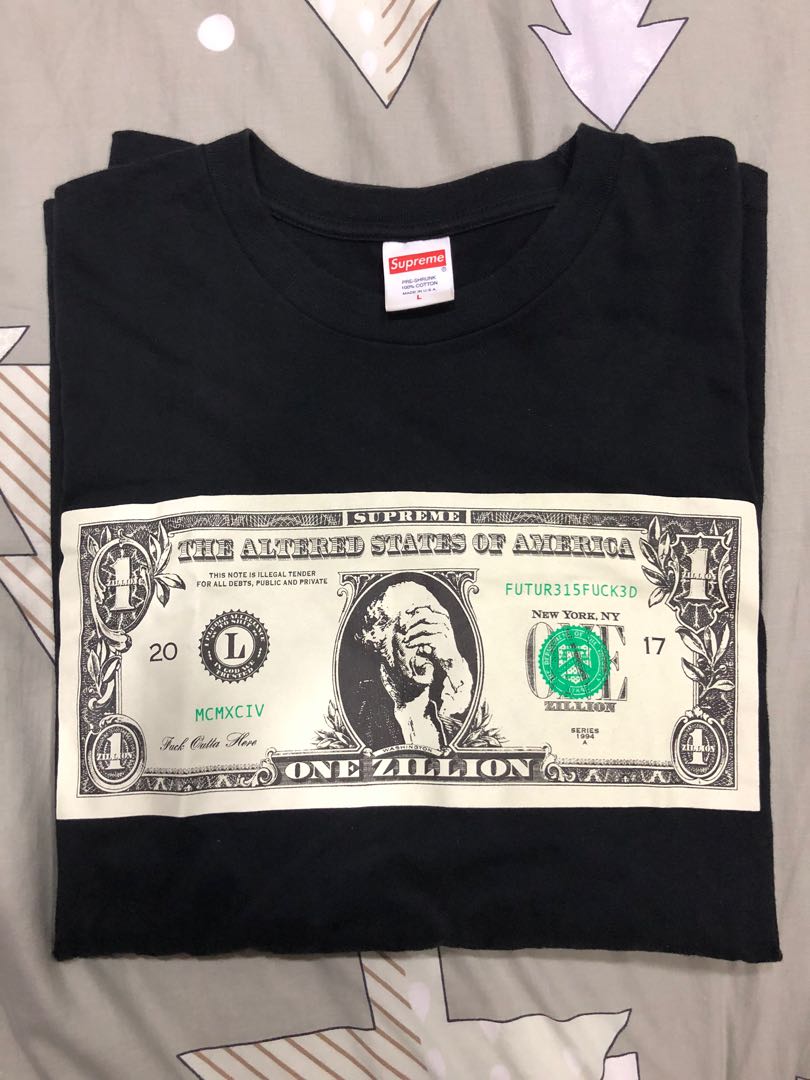supreme dollar tee