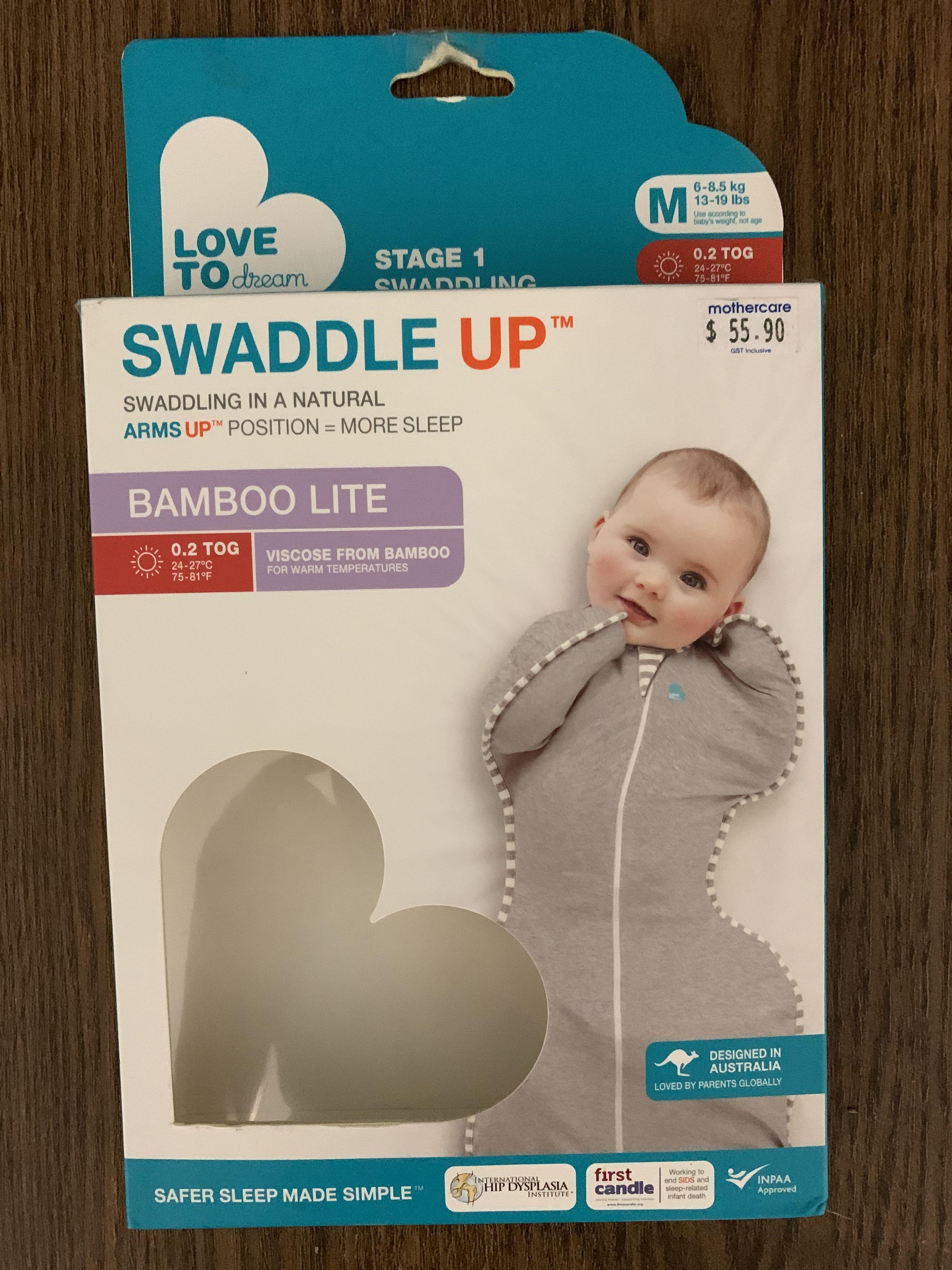 baby sleep sack arms up