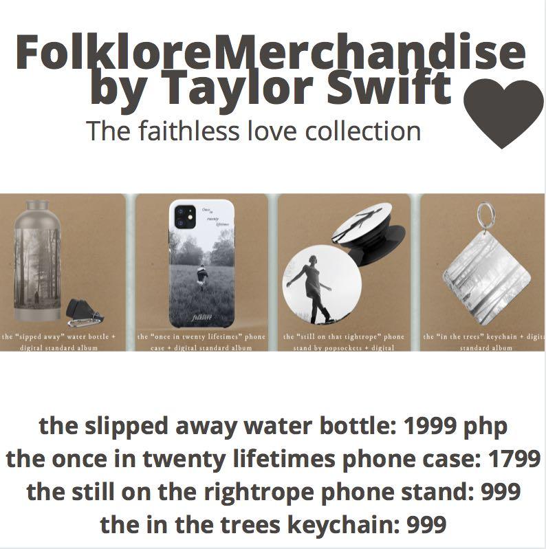 Taylor Swift Folklore Merchandise Faithless Love Collection Women S Fashion Clothes Tops On Carousell