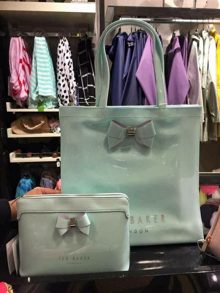 Ted Baker Tote and Pouch (Category: Luxury Bags & Wallets) located in Cabanatuan. Submitted by k2_boutiqueshop (Listing ID 1024383819, Image 1). Description: Original Brandnew Ted Baker Tote and Giant Pouch with its original hang tag Bought it directly in Ted Baker Shop USA picture posted is the actual photo of the items.
