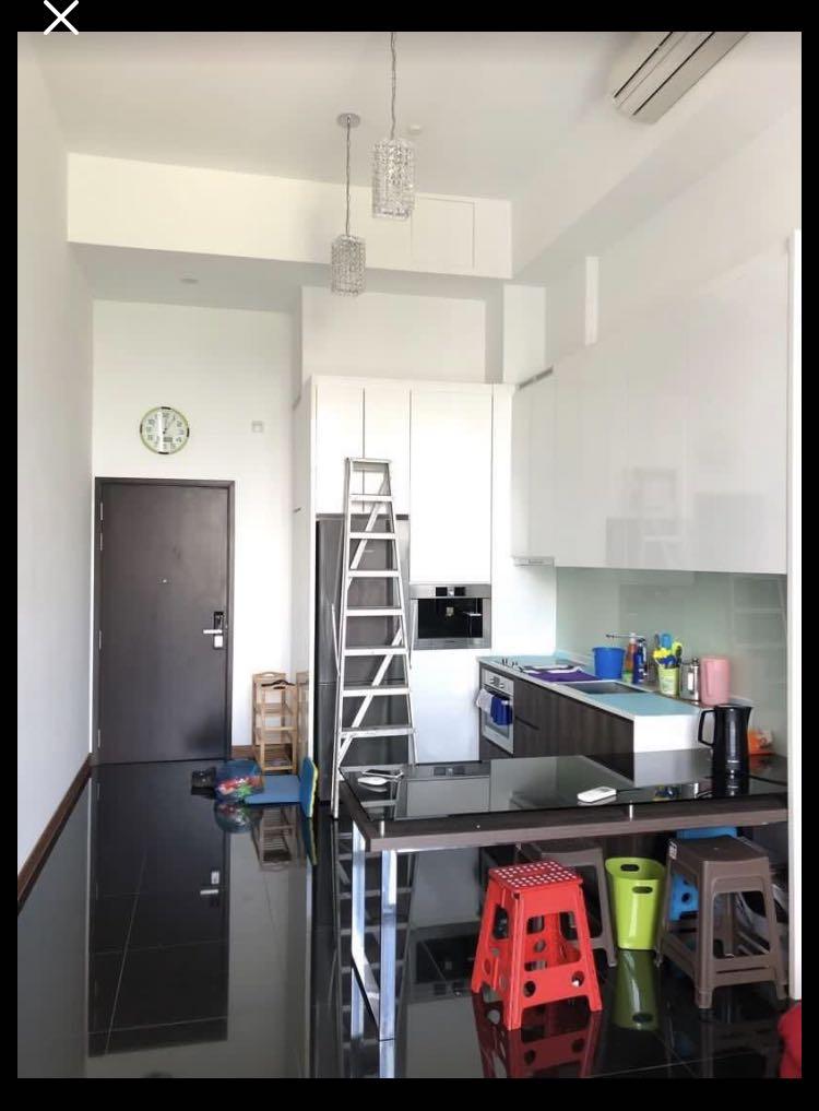 THE HILLIER one bedroom designer loft style highest floor beautiful