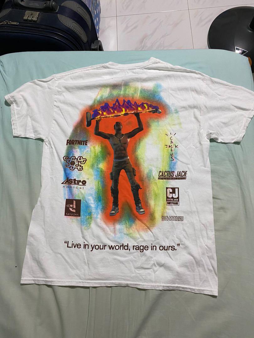 Travis scott rage emote t shirt sale