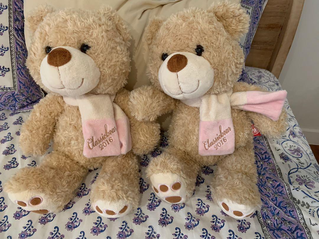 Twin teddy bears deals