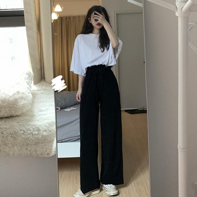 Sexy Y2k Floral Two Piece Top Pant Set Women Korean Casual High