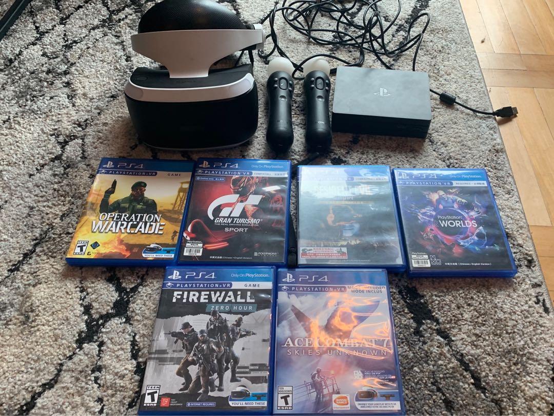 used ps4 vr set