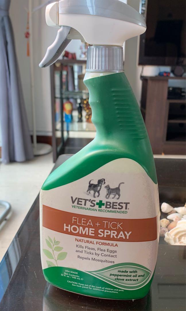 Vet s best Flea and Tick home spray for dogs and cats 32oz Pet