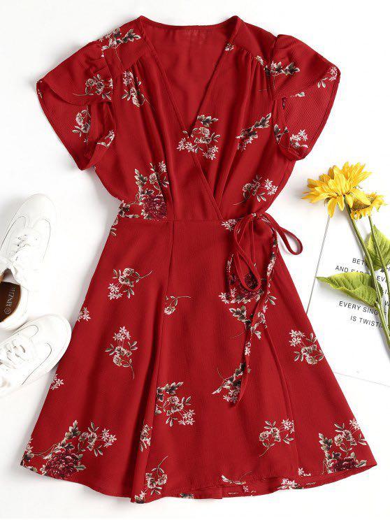 zaful wrap dress