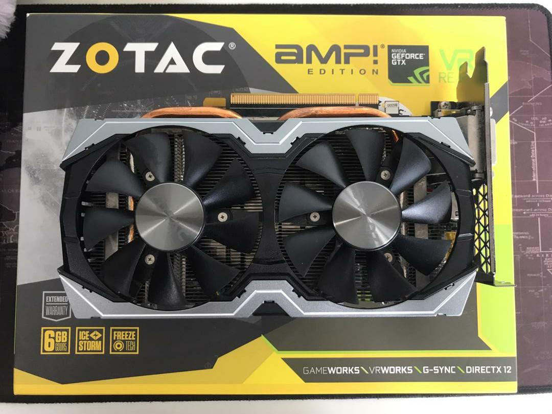 ZOTAC GeForce GTX 1060 AMP Edition Computers Tech Parts