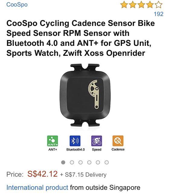 Coospo speed sensor on sale