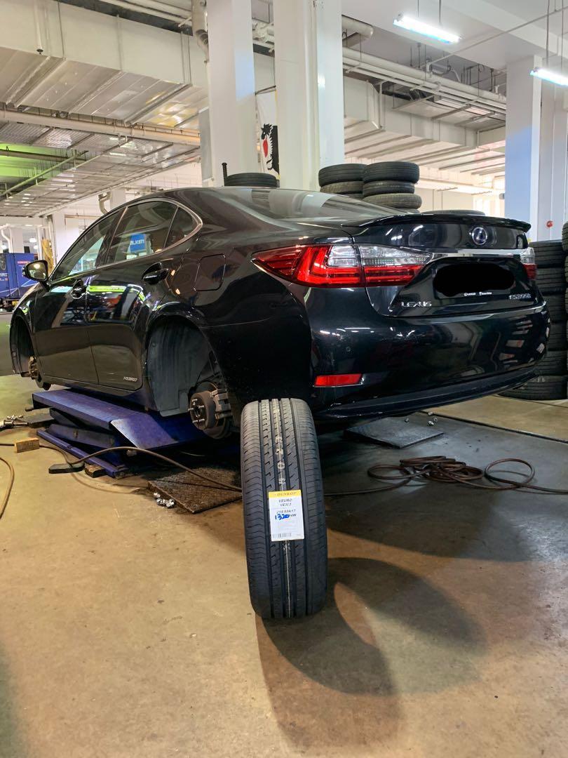215 55r17 Dunlop Veuro Ve303 Made In Japan Tyre Lexus Es300 Car Accessories Tyres Rims On Carousell