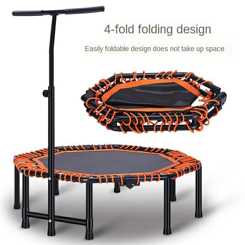 Trampoline with handlebar for adults deals