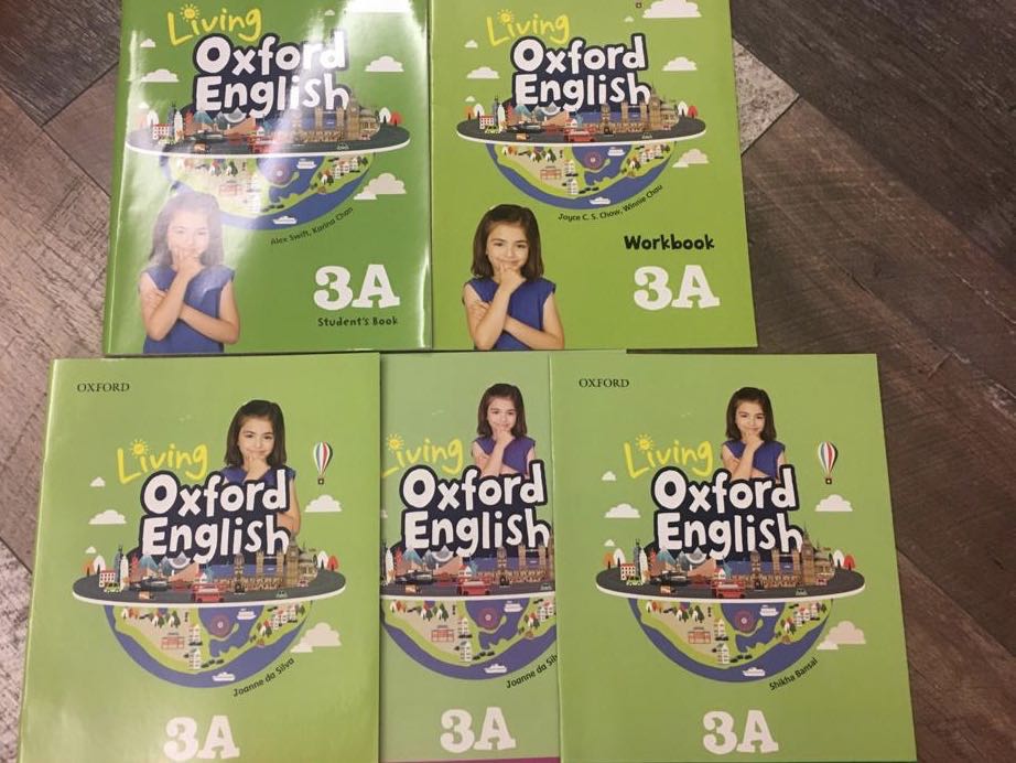 小二教科書：全新 全套 Living Oxford English Student’s Book, Workbook, Grammar
