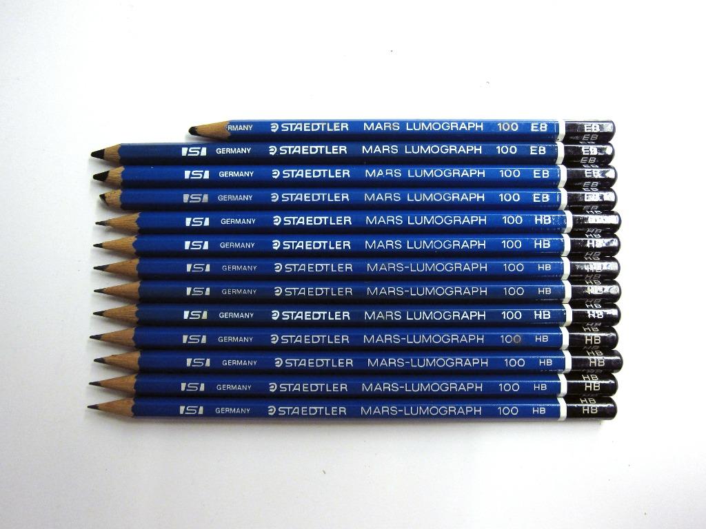 德國施德樓STAEDTLER 美術繪圖素描鉛筆(HB, EB) - Combo Offers, 興趣 