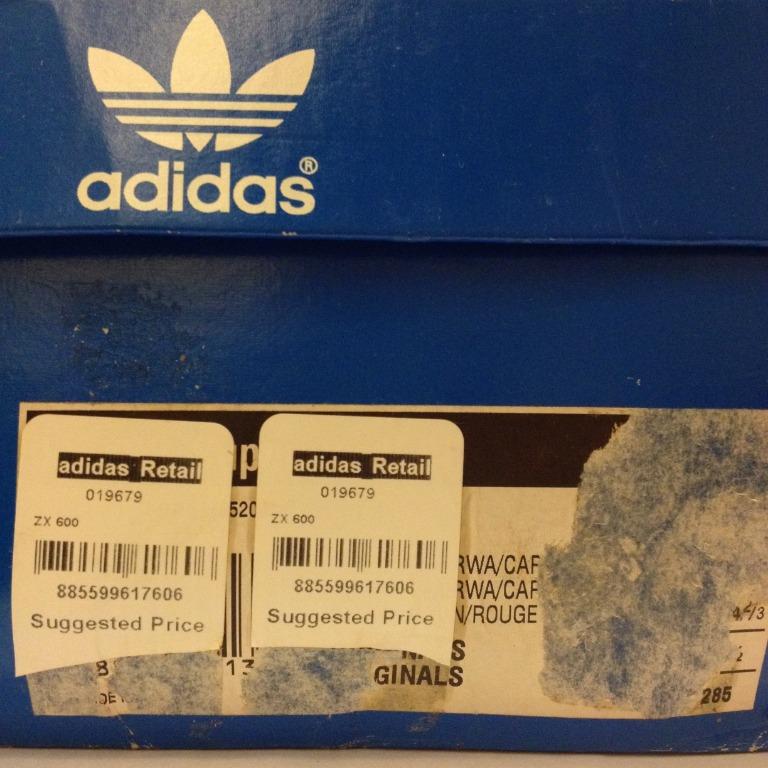 Adidas zx 600 rouge new arrivals