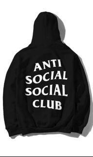 Anti social social club mind games hoodie