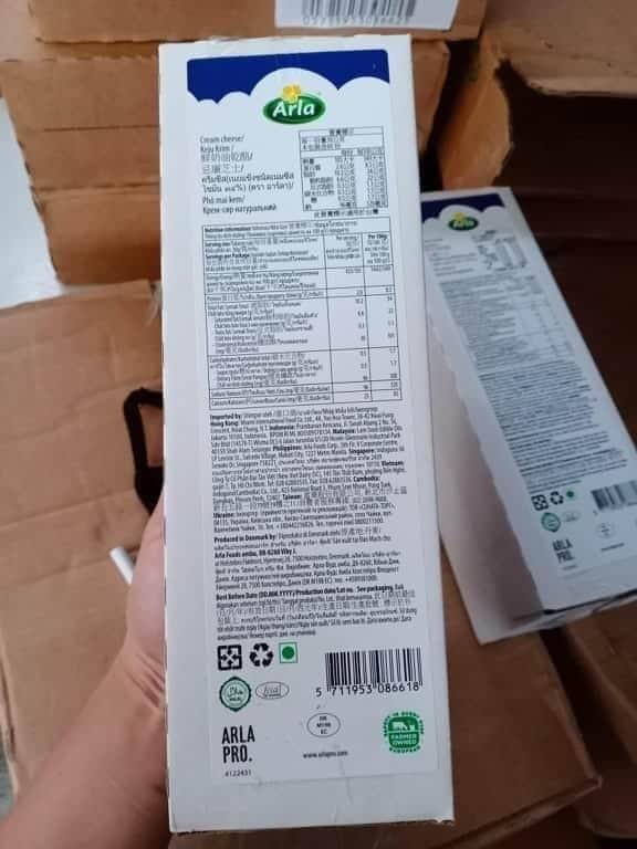 Arla Cream Cheese Food Drinks Packaged Instant Food On Carousell