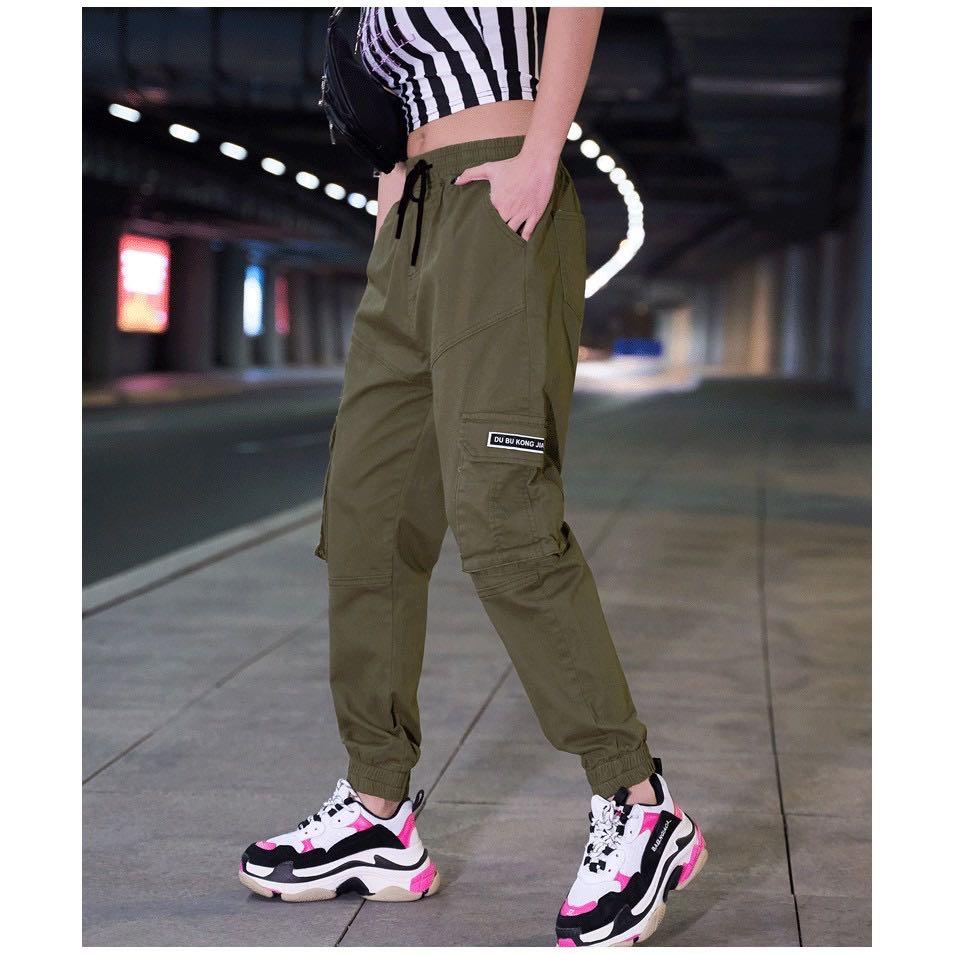 Korean Casual White Cargo Pants For Women Y2K Streetwear, Oversized High  Waist, Flanging Wide Leg, Hippie Harajuku Straight Loose Trousers Women  From Jiejingg, $21.11 | DHgate.Com