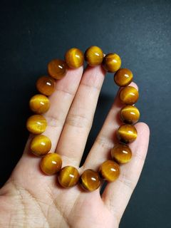 A级靓🌟黃虎眼石手鏈/Tiger's eye /Bracelet /No.199862970075696643117