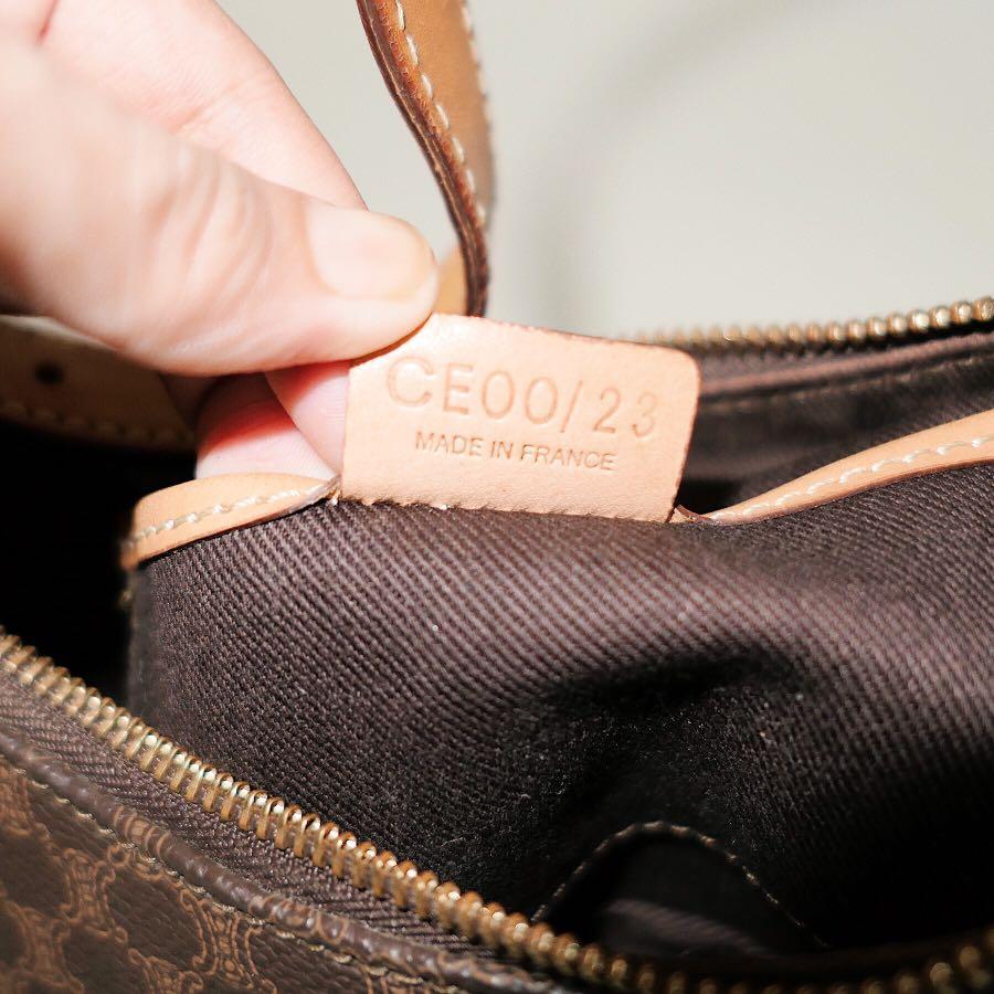 Ava leather handbag Celine Gold in Leather - 34117908