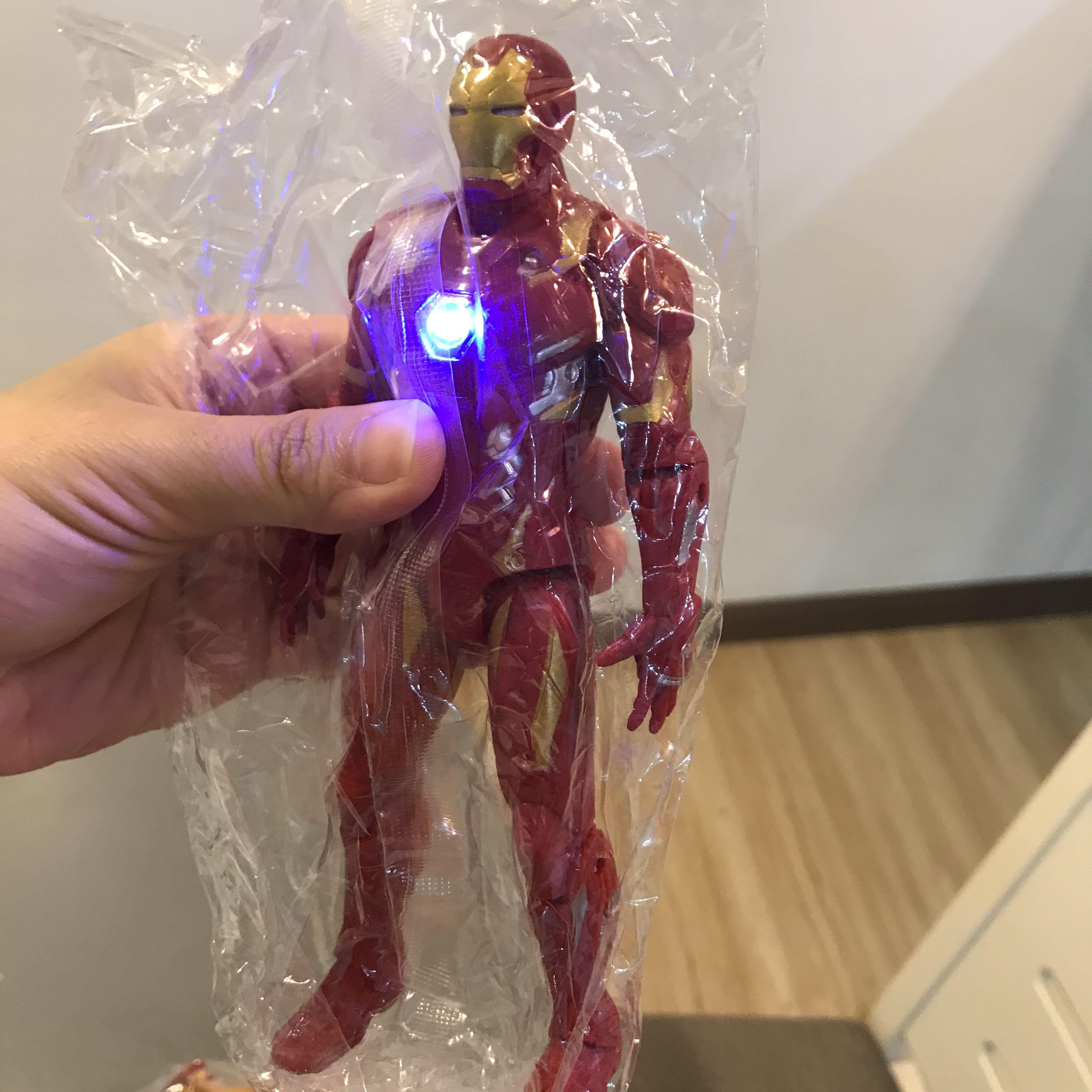 Avengers Action Figurines Iron Man Spider Man Thanos War Machine Hulk Buster Dead Pool Toys Games Action Figures Collectibles On Carousell