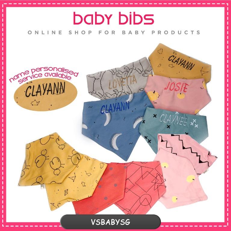 personalized bandana bibs