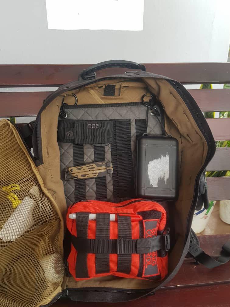 店舗 HAZARD4 ハザード4 Second Front Rotatable Backpack