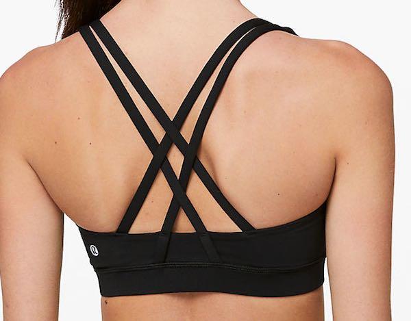 BN lululemon energy sports bra in black
