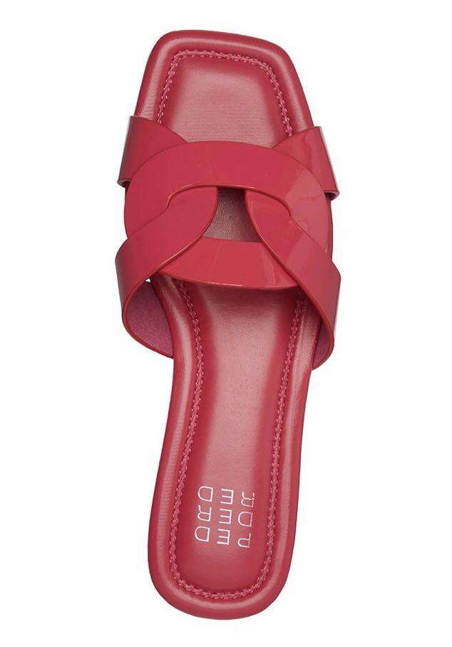 Price reduced BN Pedder Red patent pink Cameron slide sandals
