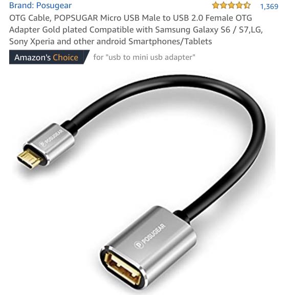OTG Adapter Micro USB Cables OTG USB Cable Micro USB To USB for Samsung LG  Sony