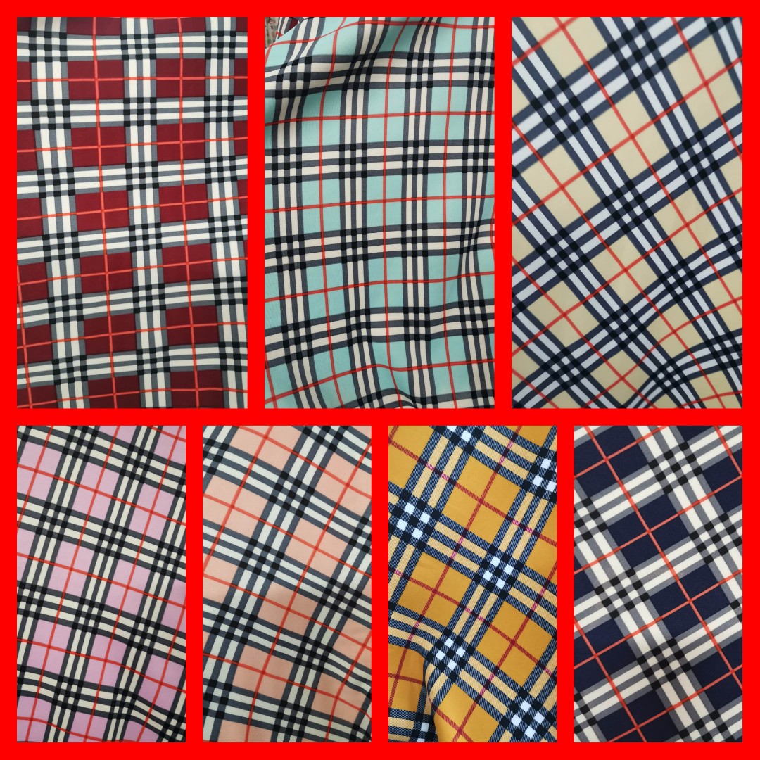 Burberry Fabric Per Yard, Hobbies & Toys, Stationary & Craft, Craft  Supplies & Tools on Carousell