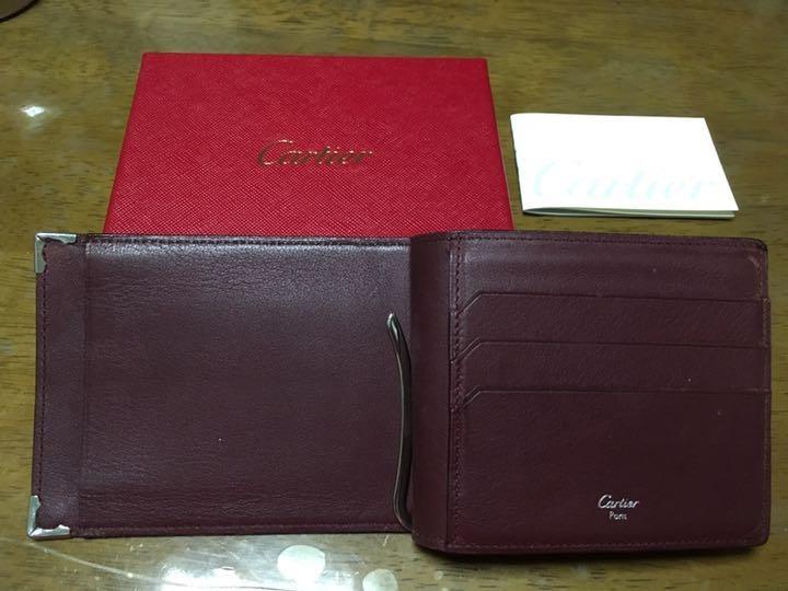 Cartier money clip wallet deals