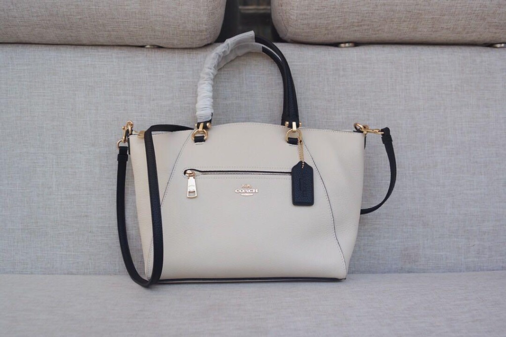 COACH PRAIRIE SATCHEL WHITE F88057 Women s Fashion Bags
