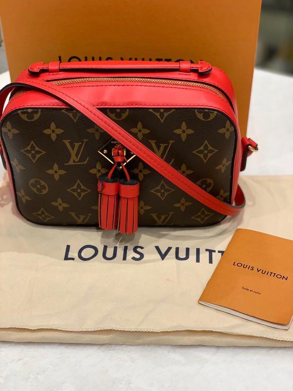 ❌SOLD❌ Louis Vuitton Saintonge in Red Coquelicot 2018 #forsale