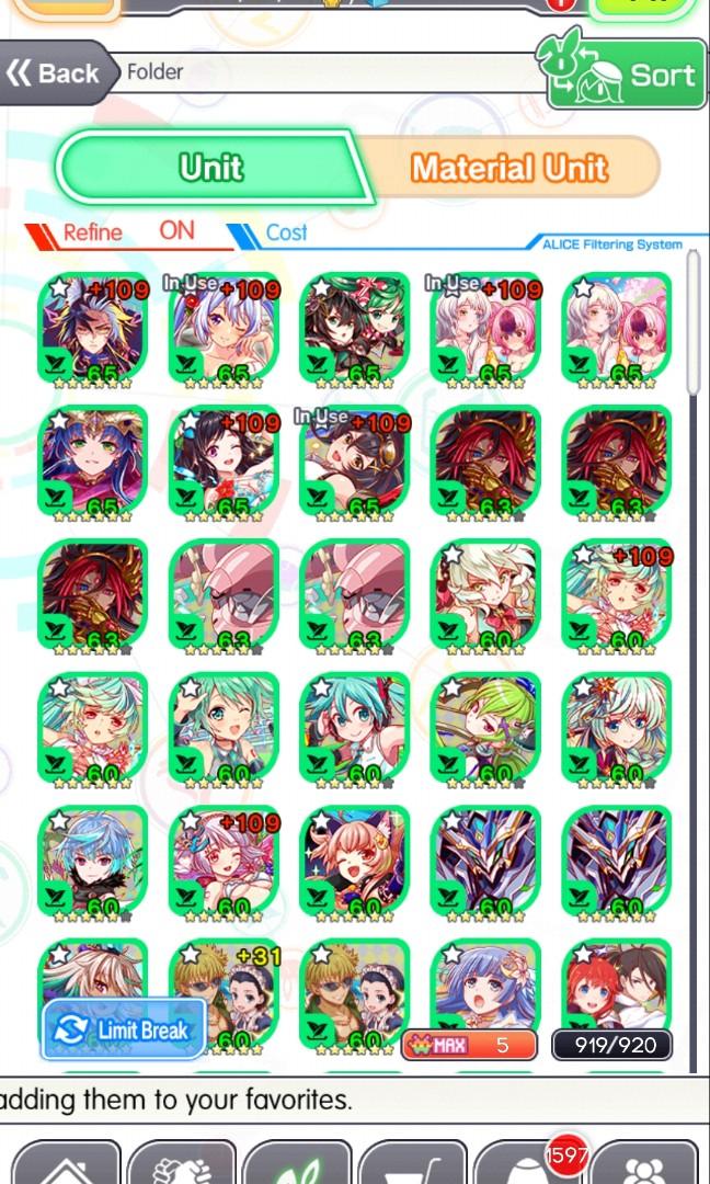 Crash fever GLOBAL 32 cost 65 account, Video Gaming, Gaming Accessories