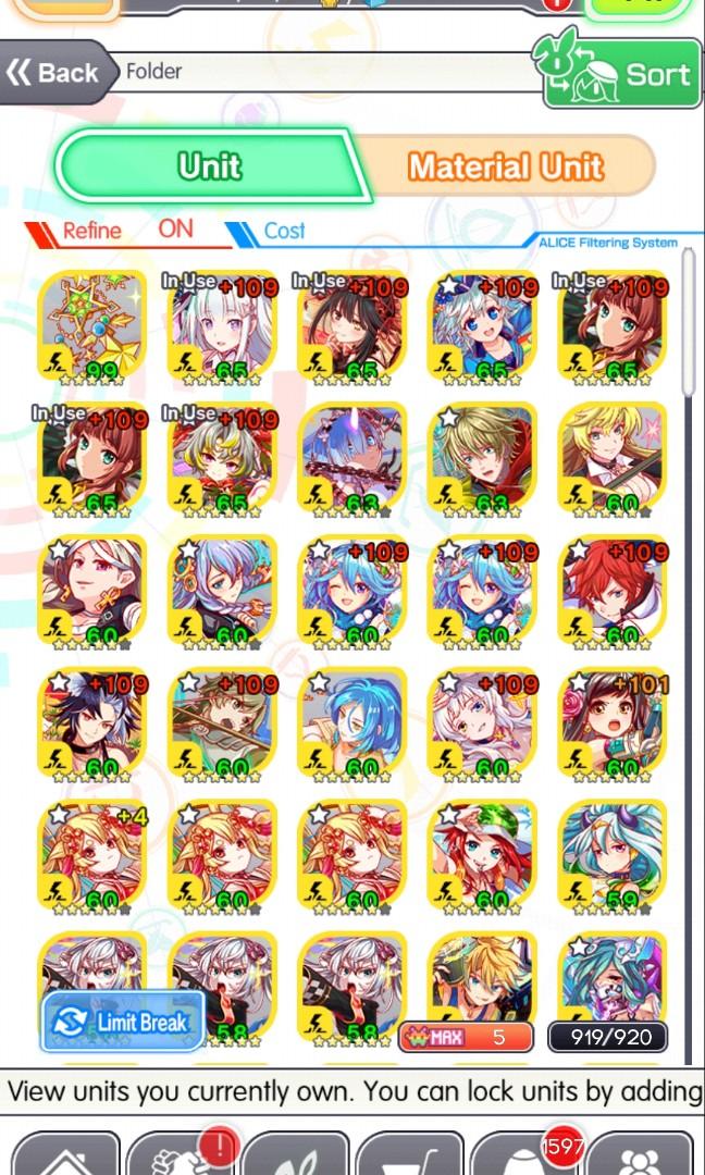 Crash fever GLOBAL 32 cost 65 account, Video Gaming, Gaming Accessories