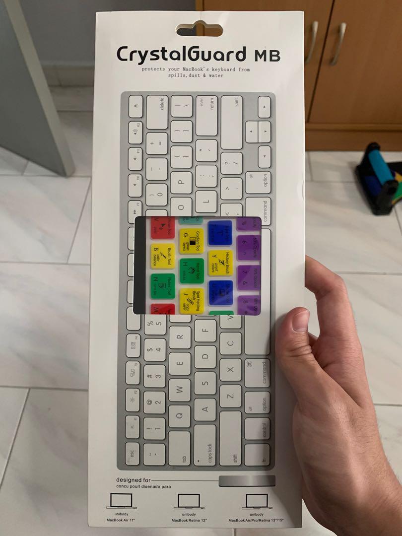 Crystalguard Mb With Adobe Photoshop Shortcuts For Macbook Electronics Computer Parts Accessories On Carousell