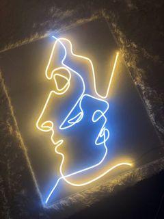 Custom Neon Lights Sign - Double Coloured Neon Sign