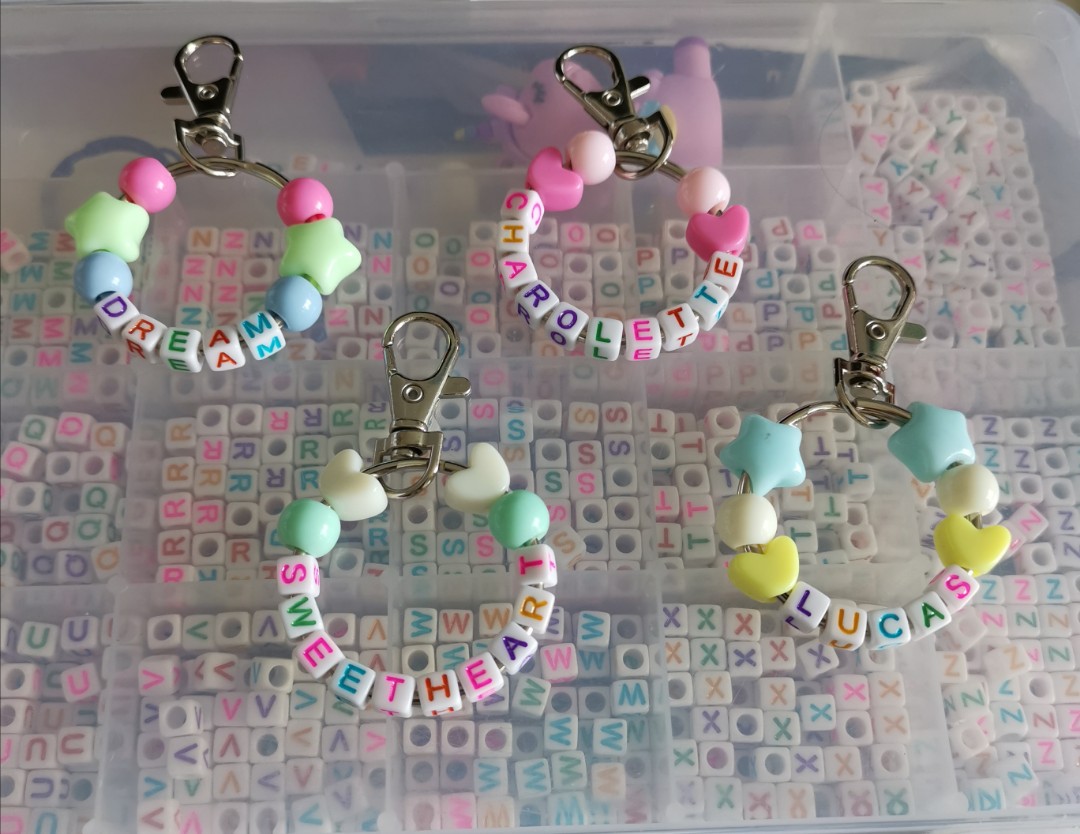 Diy name keychain store