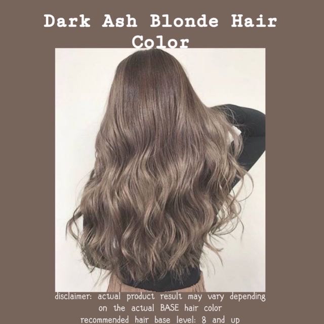 Dark Ash Blonde Hair Color, Beauty & Personal Care, Hair On Carousell