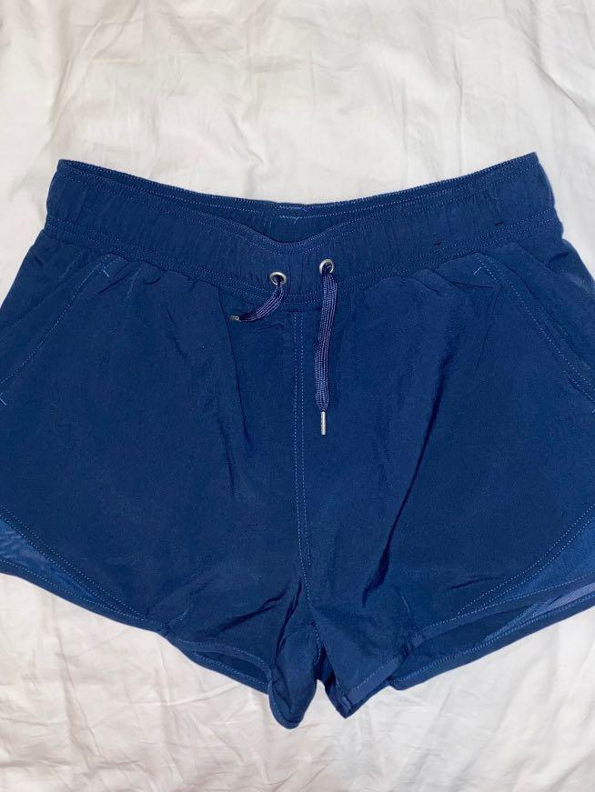 Dark blue running shorts, Women's 