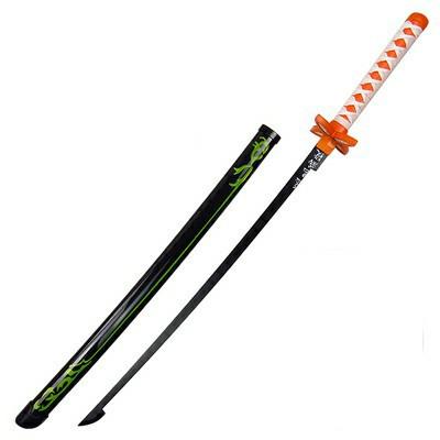 Demon Slayer Shinobu Kocho Black Nichirin Blade (Cosplay Wooden Sword