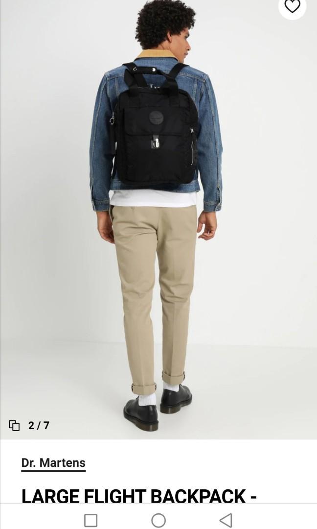 dr martens large flight backpack
