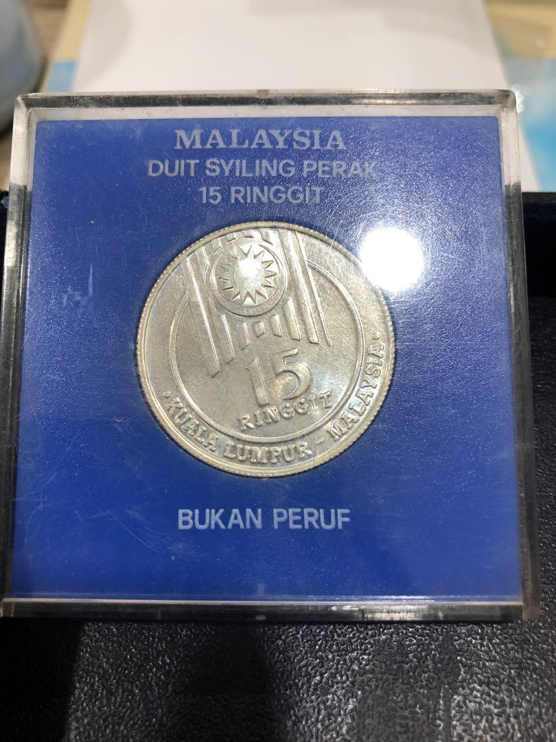 Duit Syiling Perak Rm15 Antiques Currency On Carousell