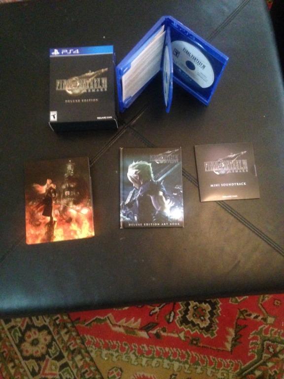 Ff7 Final Fantasy Vii Remake Deluxe Edition R1 R All W Unused Code Video Gaming Video Games Playstation On Carousell