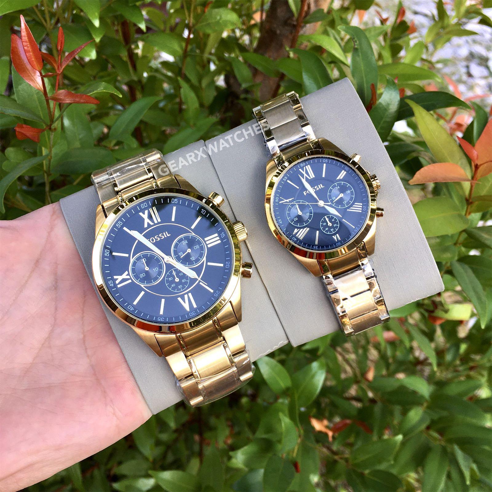 Fossil watch set outlet for couple