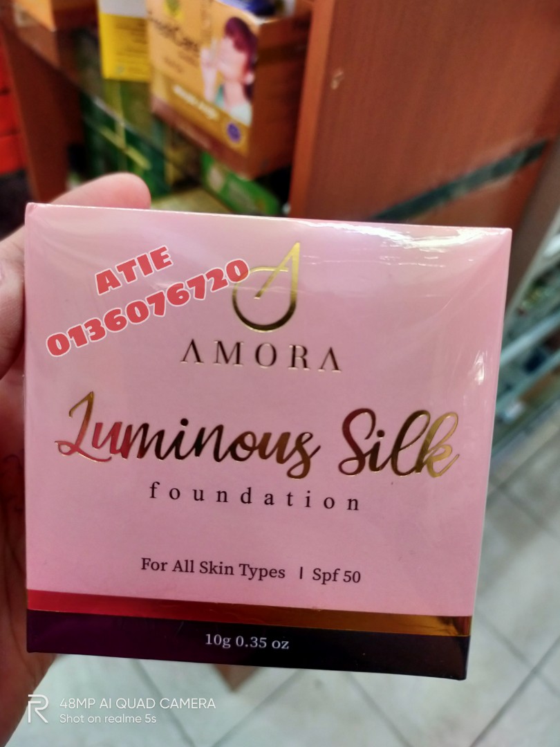 amora luminous silk foundation