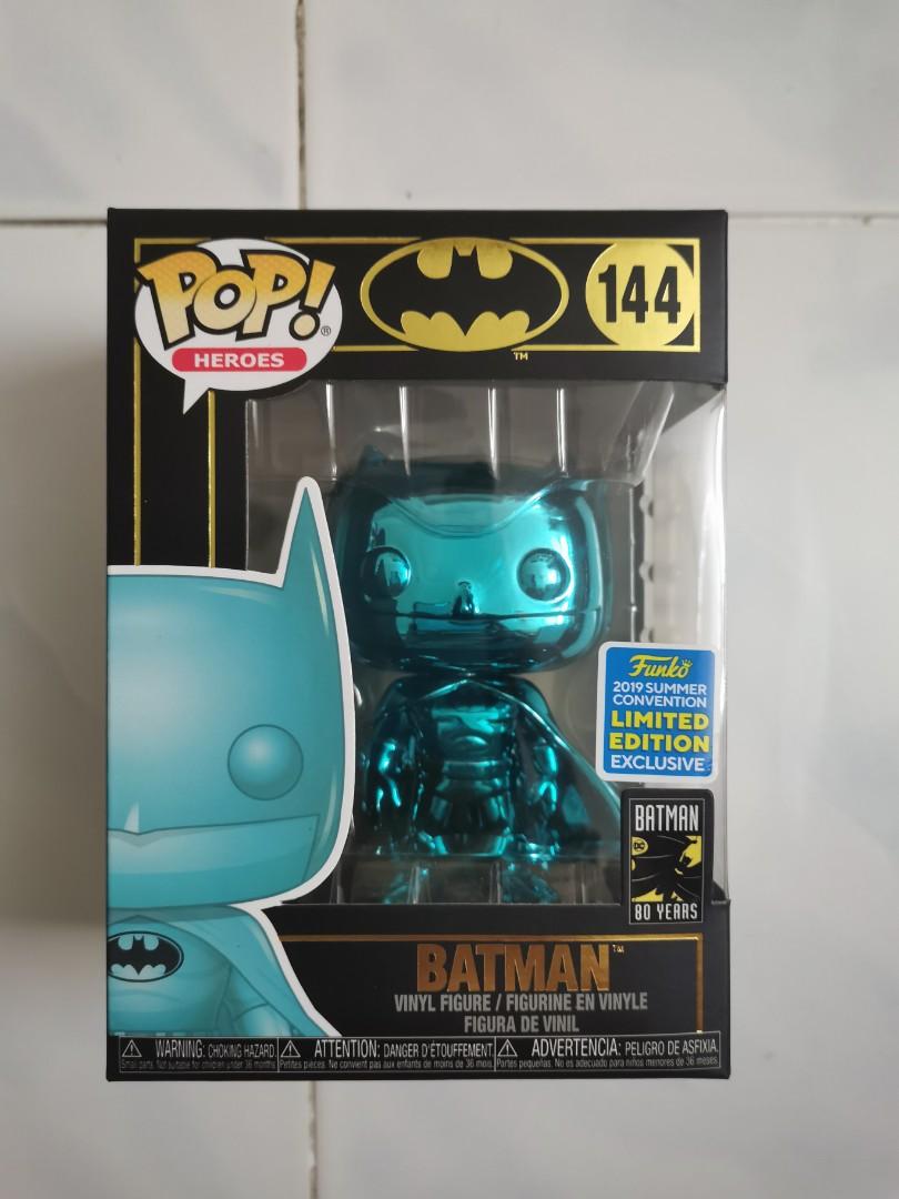 teal chrome batman funko pop