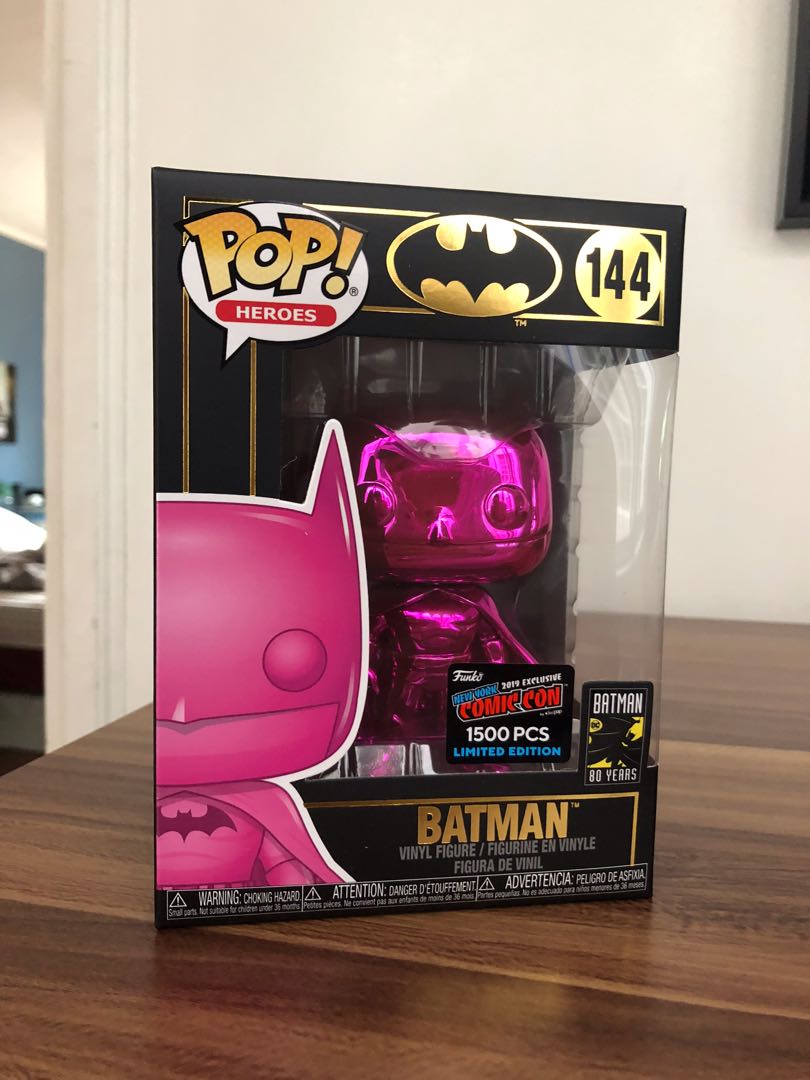 Pink chrome batman funko pop hotsell